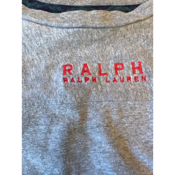 Ralph Ralph Lauren Gray Long Sleeve Night Shirt Size Small - Picture 2 of 6